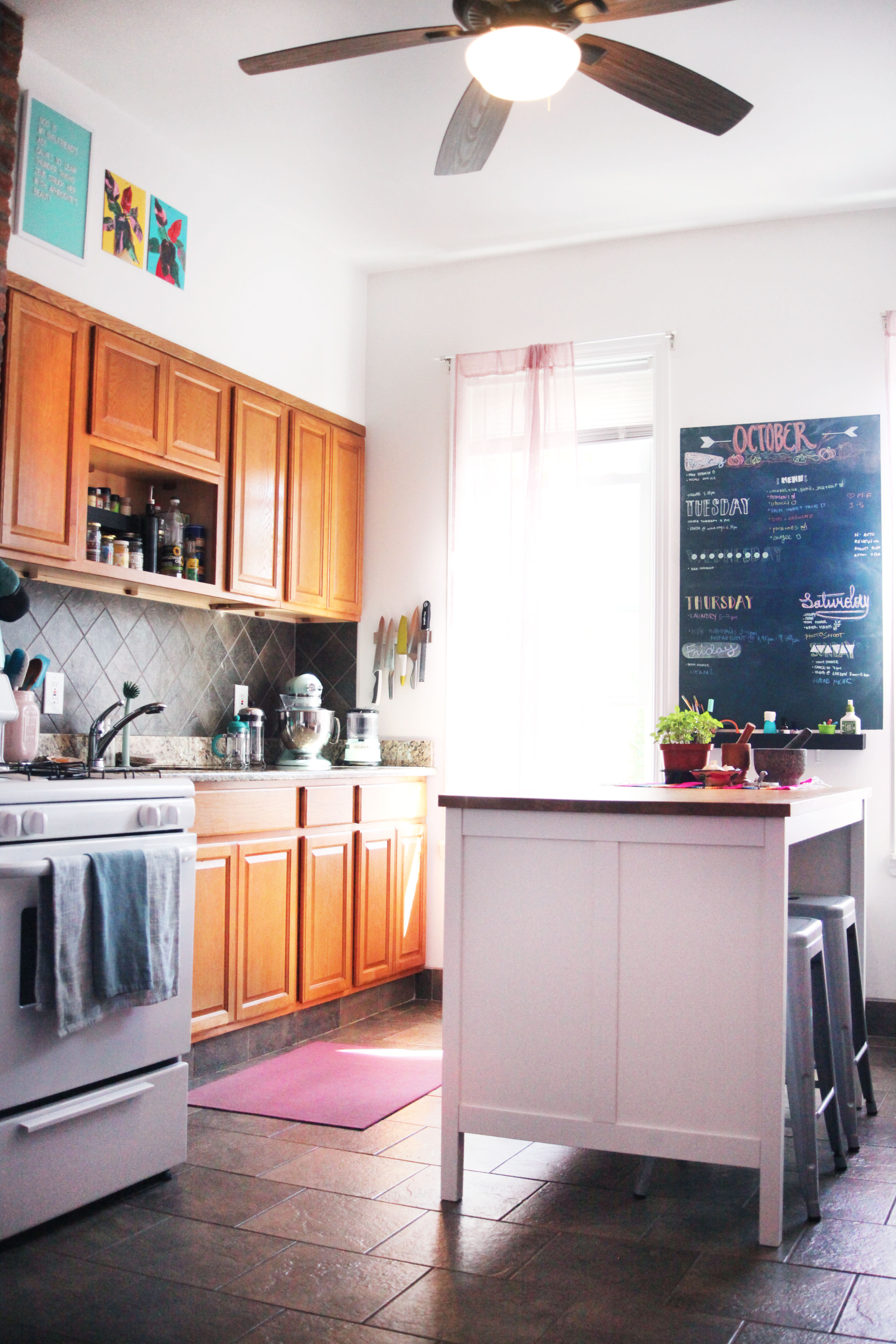 Colorful, Creative, Budget Queens Rental Tour Photos